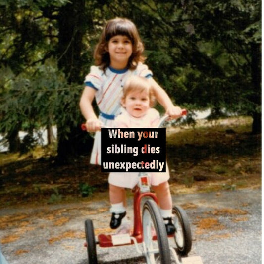 (trying to) Explain the Inexplicable: What it's Like When Your Sibling Dies Unexpectedly