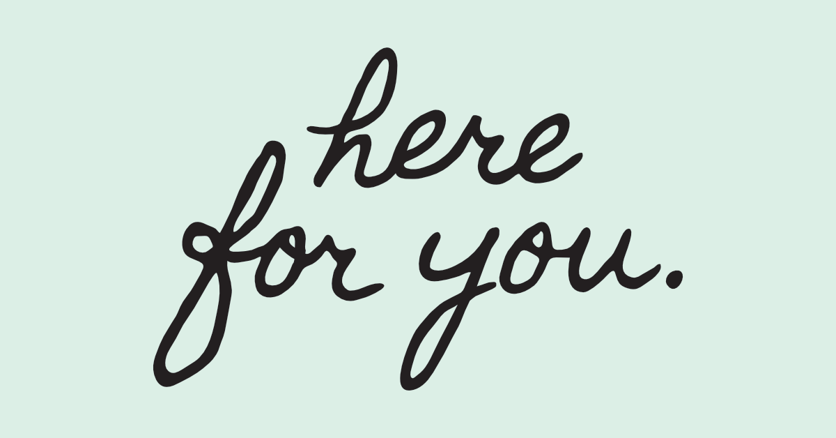 Here For You logo