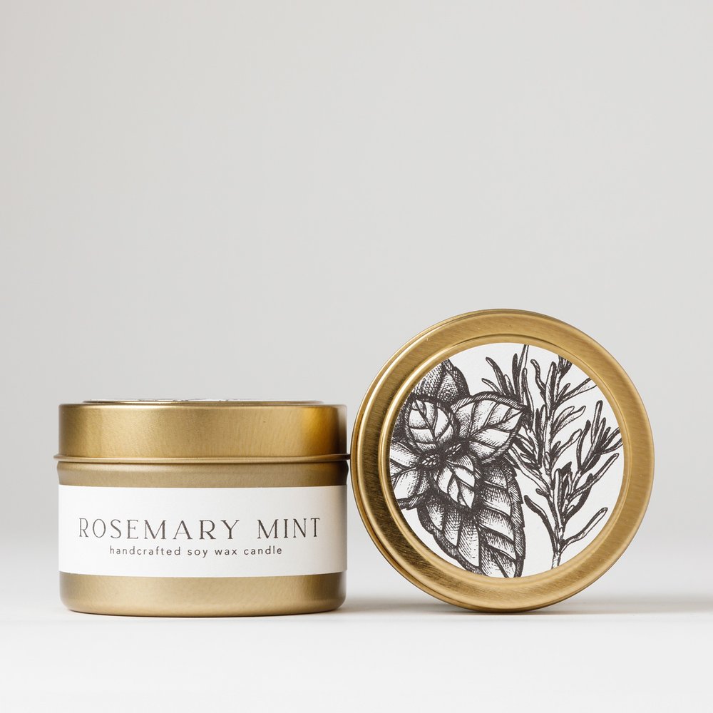 Hand-poured Soy Candle (4 oz)