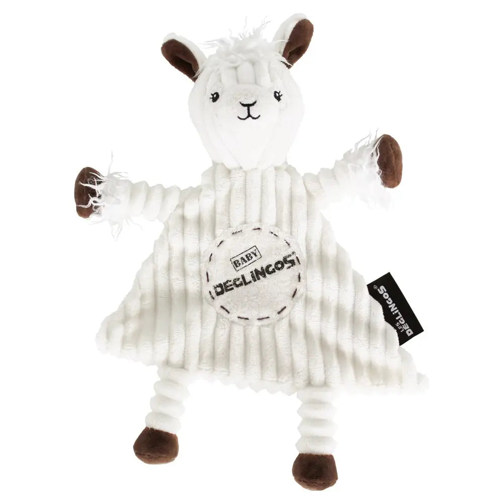 White triangle shaped llama