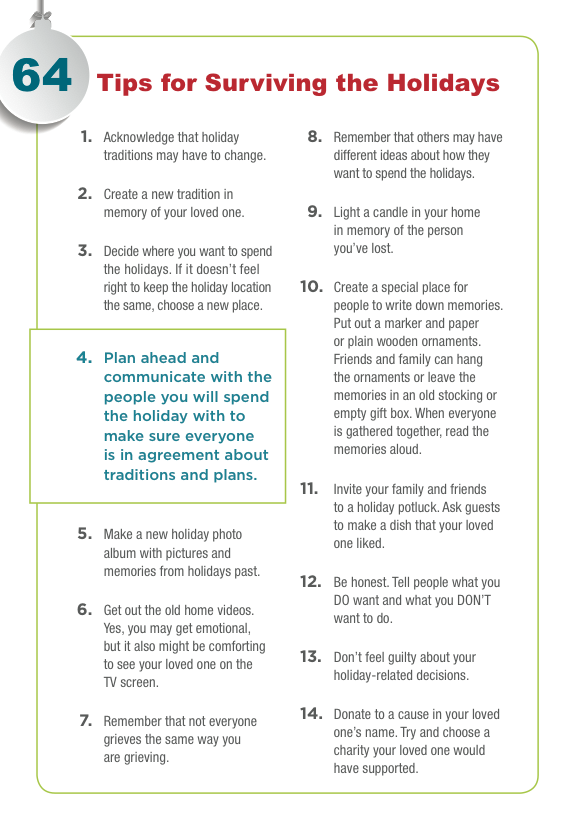 A Practical Guide For Grieving During the Holidays