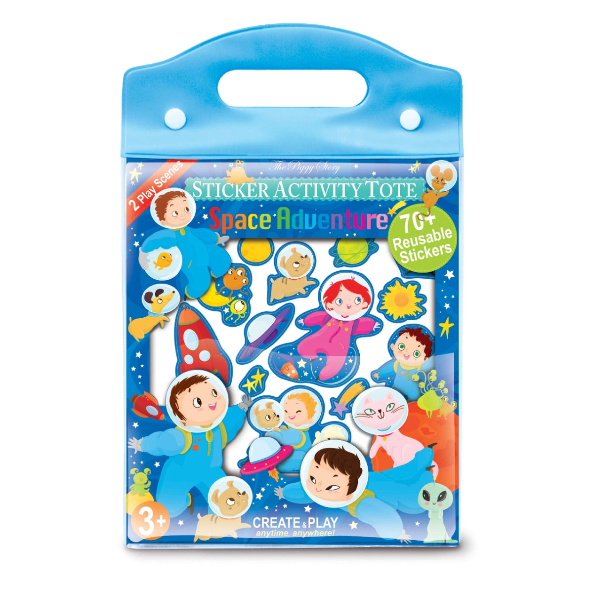 Reusable Sticker Activity Tote