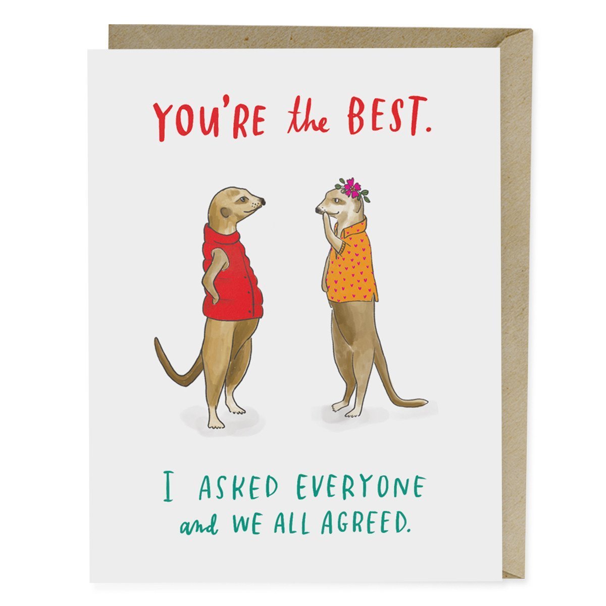 You're The Best Card