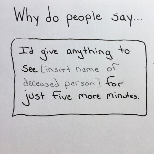 Why do people say...