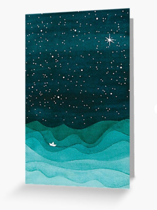Blank Starry Ocean