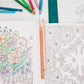 World of Flower Coloring Book