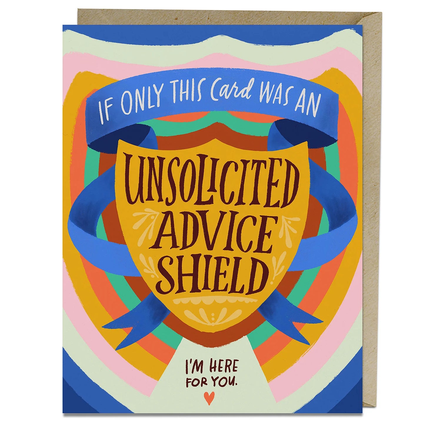 Unsolicited Advice Shield Card