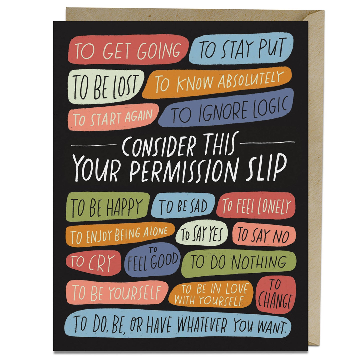 Permission Slip Card